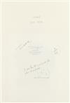 PENN, IRVING (1917-2009) Soot Paper.